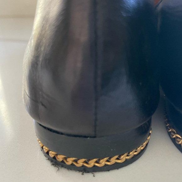 Tory Burch Black Leather Loafers - Picture 9 of 16